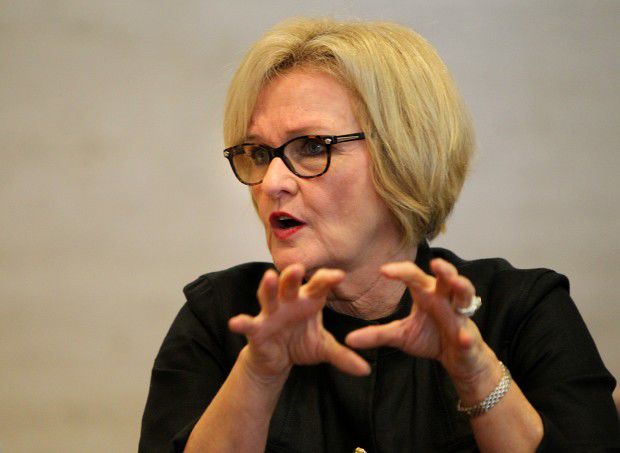 2012 - McCaskill visits Post-Dispatch